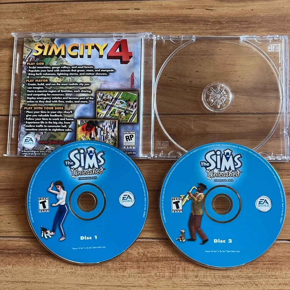 10 Sims Game CD Collection PC
